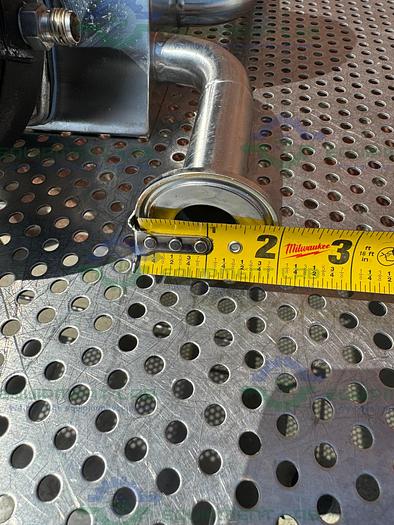 Used 3 ITT Pure Flo Advantage Stainless Steel Diaphragm Valve w/ 1" Sanitary Fittings