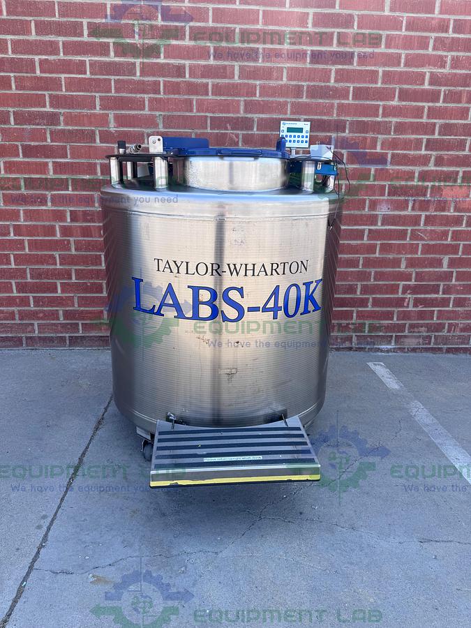 Used Taylor Wharton LABS-40K Liquid Nitrogen Cryogenic Storage Tank