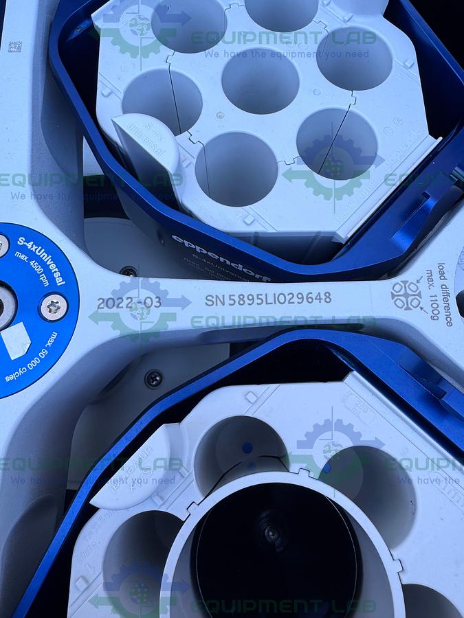 Used Eppendorf 5910Ri Refrigerated Centrifuge w/ S-4X Universal Rotor 4500 RPM