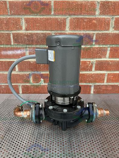 Used Grundfos TP 40-160/2 U-G-Z-Bube Inline Pump w/ Baldor .75 HP Motor