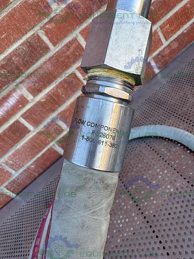 Used FGR FDA 3A Class III Transfer Hose 96" w/ Swagelok QTM8 Quick Connect Stem