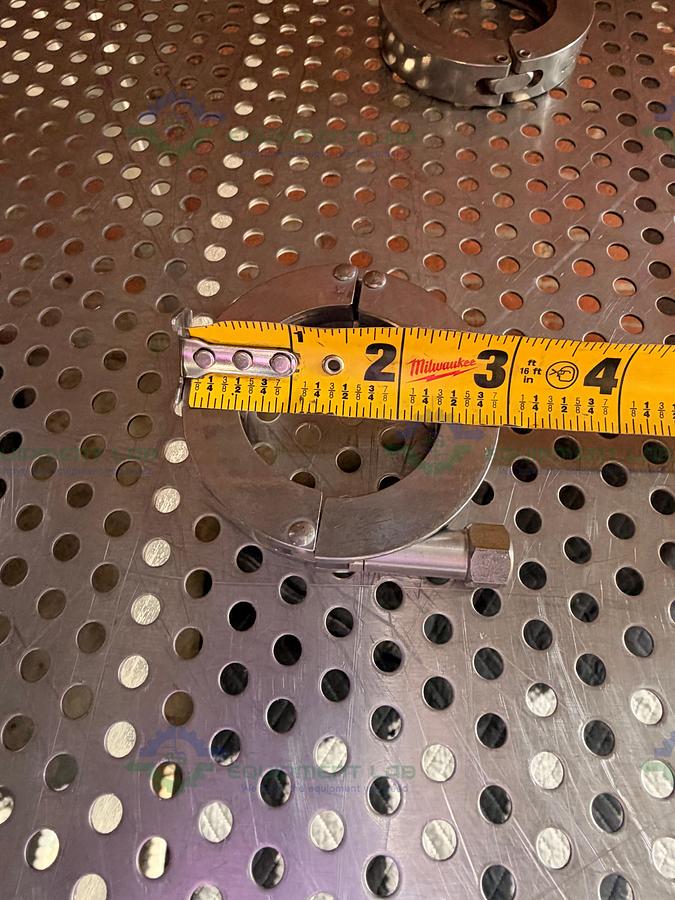 Used Lot of 5 - AN Corp Stainless Steel KF 40 Vacuum Clamp