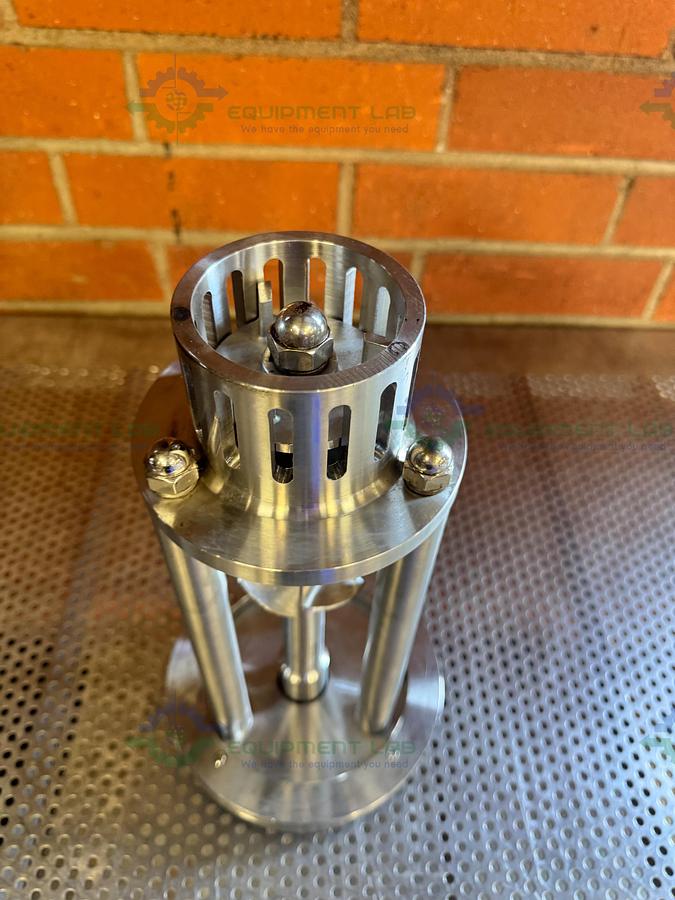 Used Stainless Steel High-Shear Mixer Homogenizer Impeller Assembly 3.5" x 15.5" x 8"