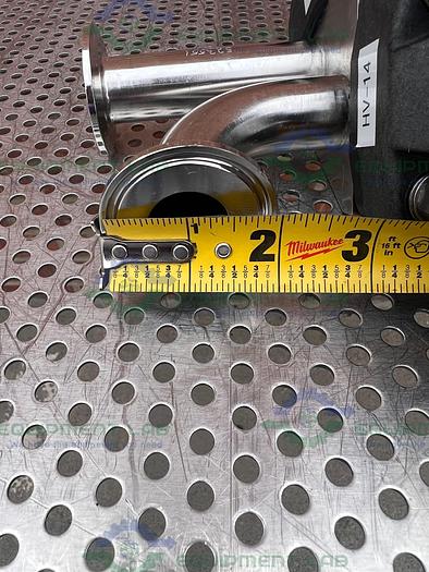 Used ITT Pure Flo  1-316L-RA20MAX 3 - Way Diaphragm Valve w/ 1" Sanitary Fitting