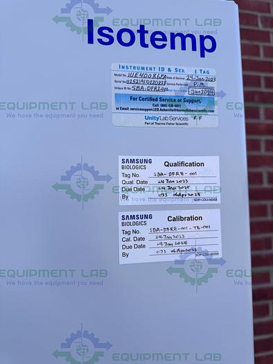 Used Thermo Fisher  IUE40086FA Isotemp Ultra Low Temperature Freezer -86°C, 19 Cu.Ft.