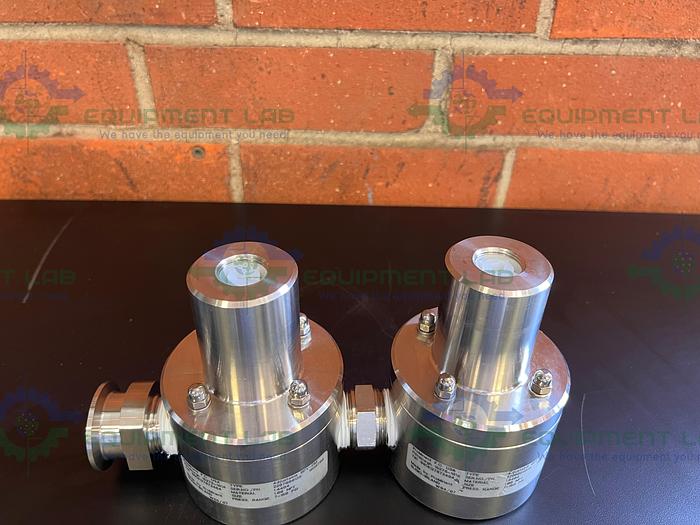 Used Lot of 2 - Prominent Stainless Steel Adjustable BPV-DM Pressure Relief Valves