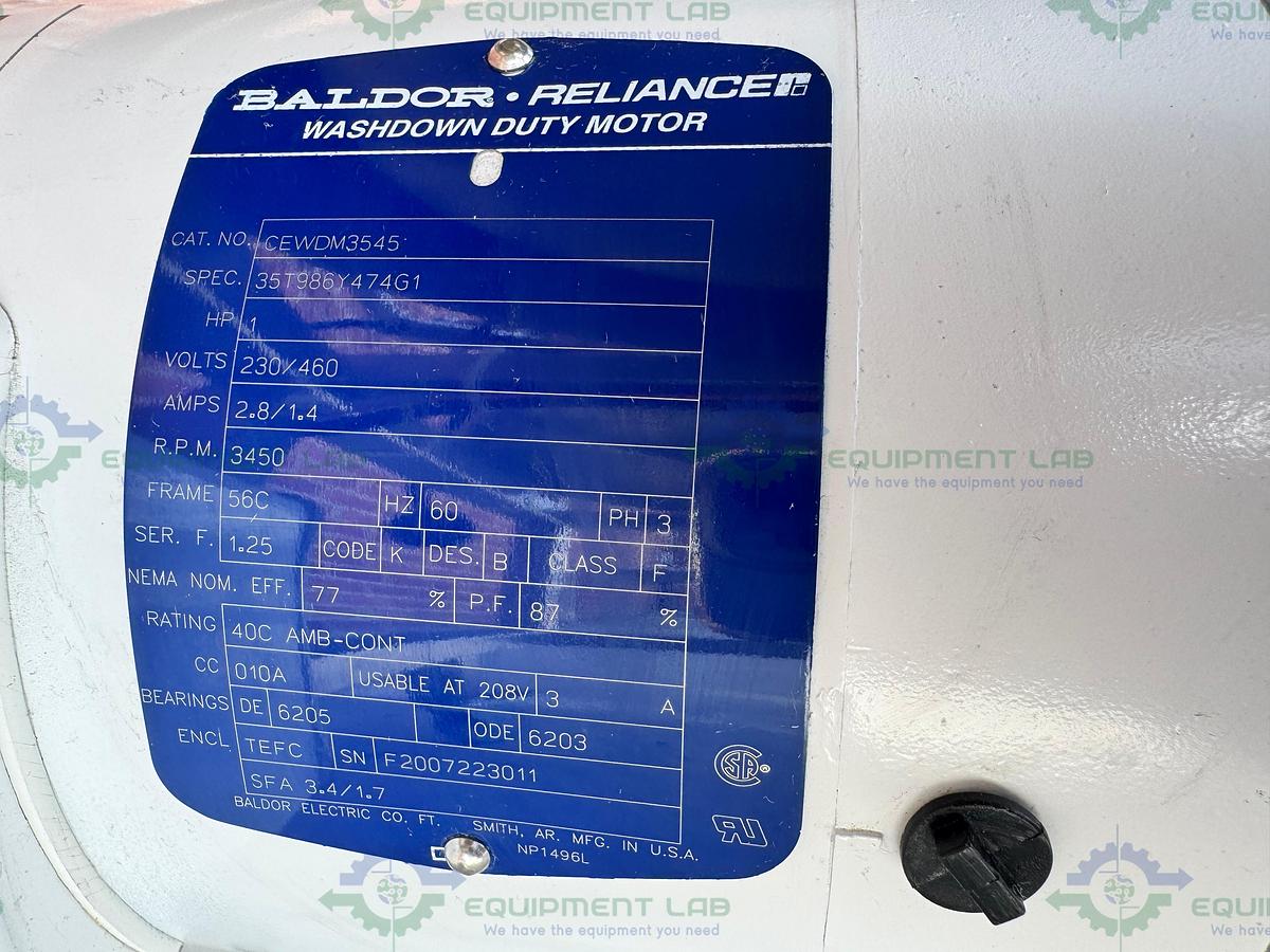 Used Stainless Steel 3 Stage Tank Transfer System w/ 1 HP Pump, VFD