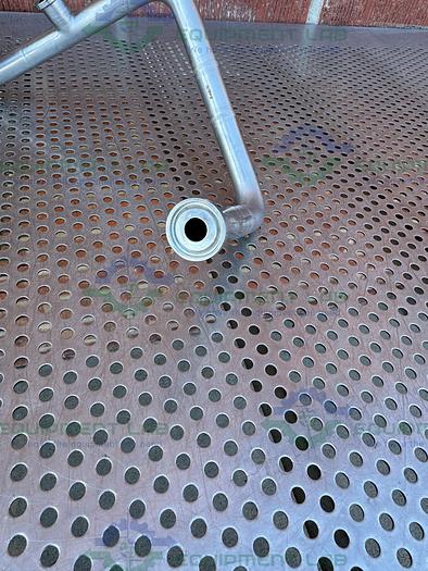 Used ITT Pure Flo .75-316L- RA20MAX 4 Way Diaphragm Valve w/ 3/4" Sanitary Fitting