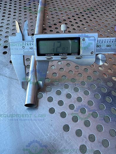 Used Chemglass Stainless Steel Temperature Sensor Tube 50 x 13 mm