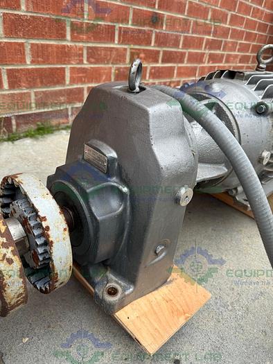 Used Idex Wright Flow / Viking  S4S Duralobe Rotary Lobe Pump  w/ 15 HP Motor