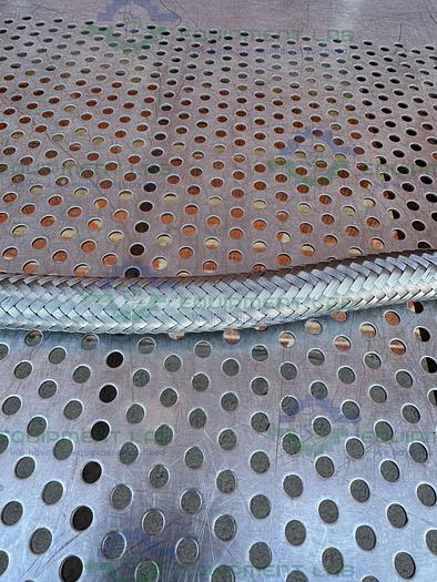 Used Unbranded Stainless Steel Braided Hose 52" w/ Quick Release Fitting