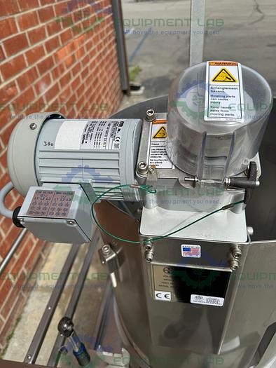 Used Hyclone Stainless Steel Single Use 250 Liter Bioreactor w/ 1/4 HP Motor