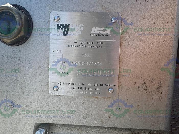 Used Viking IDEX S2S Rotary Lobe w/ Stainless 2 HP Motor 460V