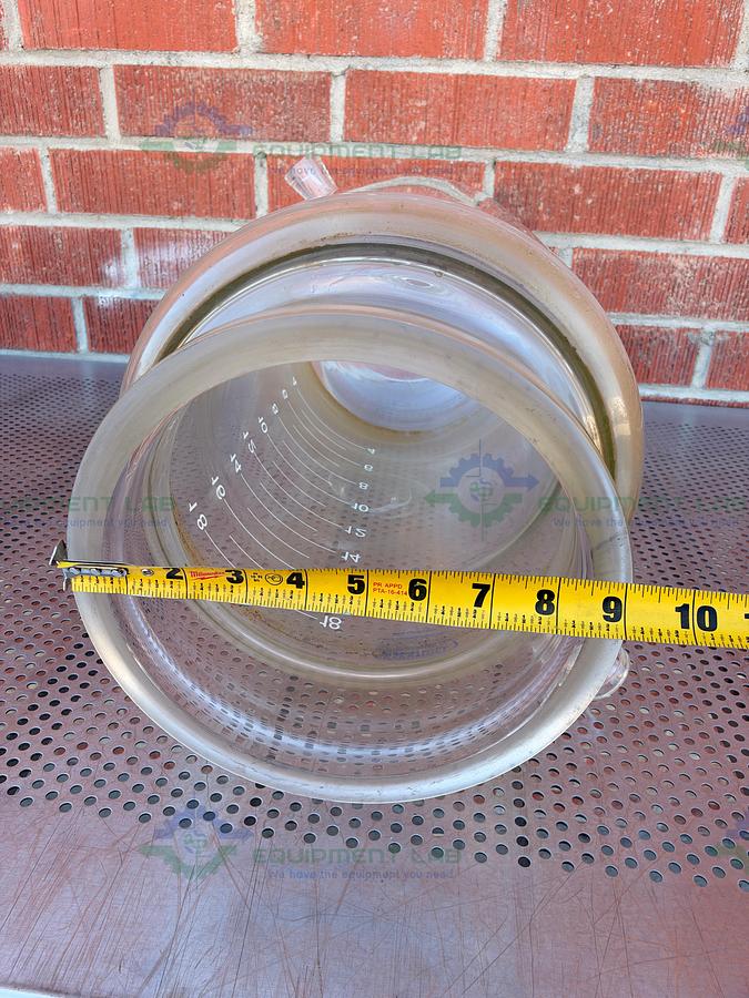 Used Sentinel Process Systems 20 Liter Jacketed Reactor Glass