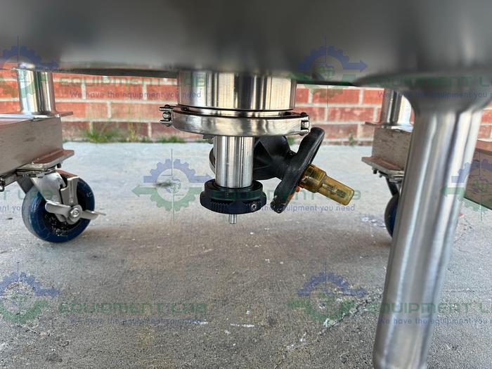 Used DCI  500 Liter Stainless Steel Jacketed Reactor 45 PSI w/ 0.5 HP Mixer