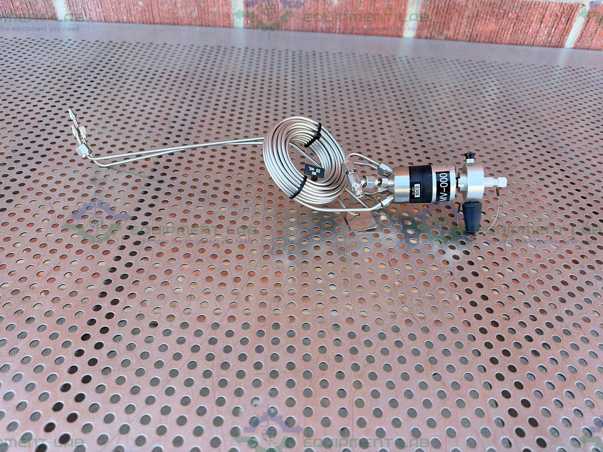 Used Rheodyne 3725i-038 Stainless Steel Front Loading Sample Injection Valve