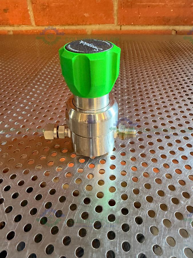 Used Swagelok KPR1JRA427A20000 Stainless Steel PR Regulator, 0 to 500 psig