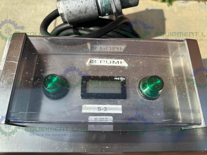 Used Idex Wright Flow  S3S Rotary Lobe w/Stainless 3 HP Motor, Controller