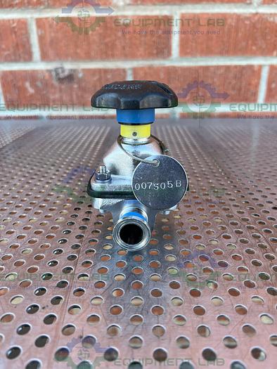 Used Saunders  Diaphragm Valve w/ 1" Sanitary Fit