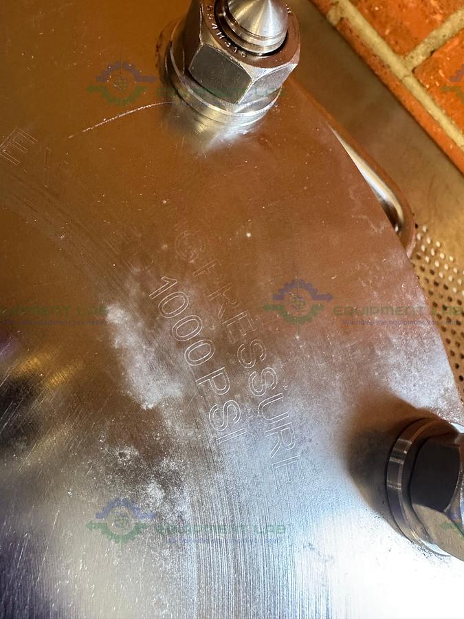 Used Stainless Steel 270mm High Press Membrane Disc Filter Housing 1000 PSI