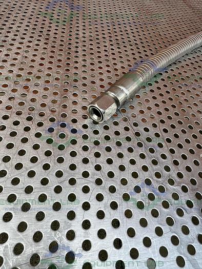 Used Unbranded  Stainless Steel Flexible Hose 48" w/ 3/4" Female to Female Fitting