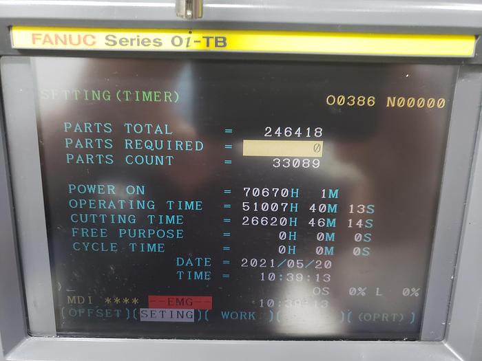 Used 2004 Kia Super Turn 21LMS Fanuc 0iTB