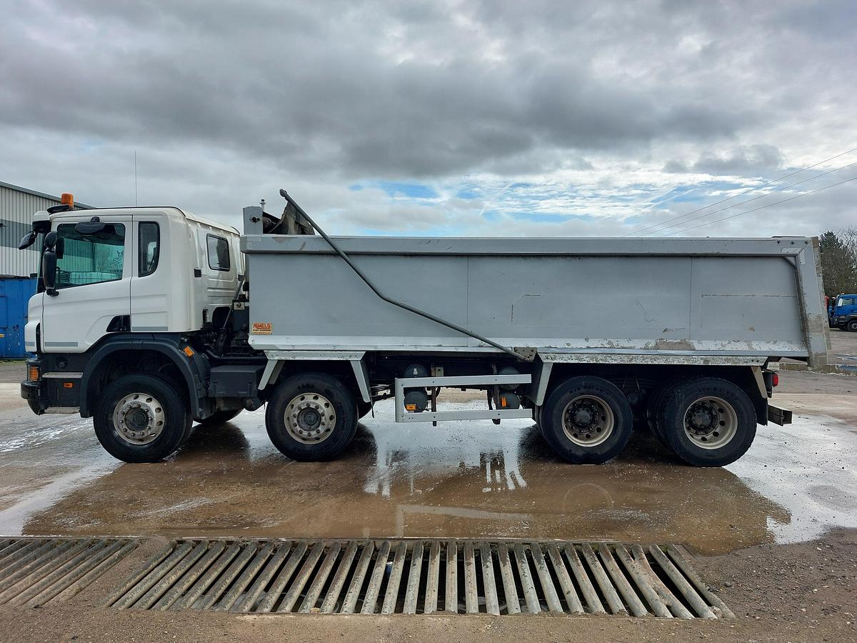 Used 2018 Scania P410 XT 8x4 Alloy Tipper