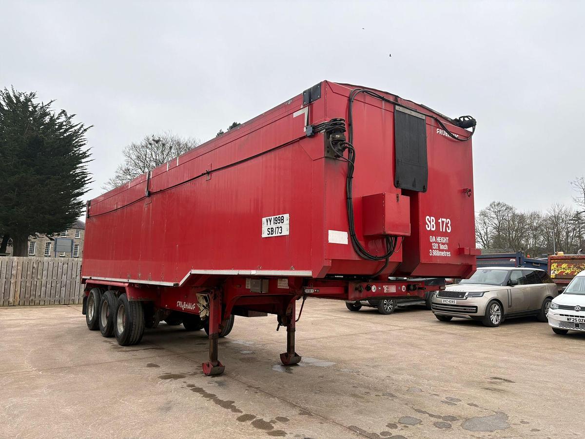 Used 2013 Fruehauf Tri Axle Bulk Tipping Trailer