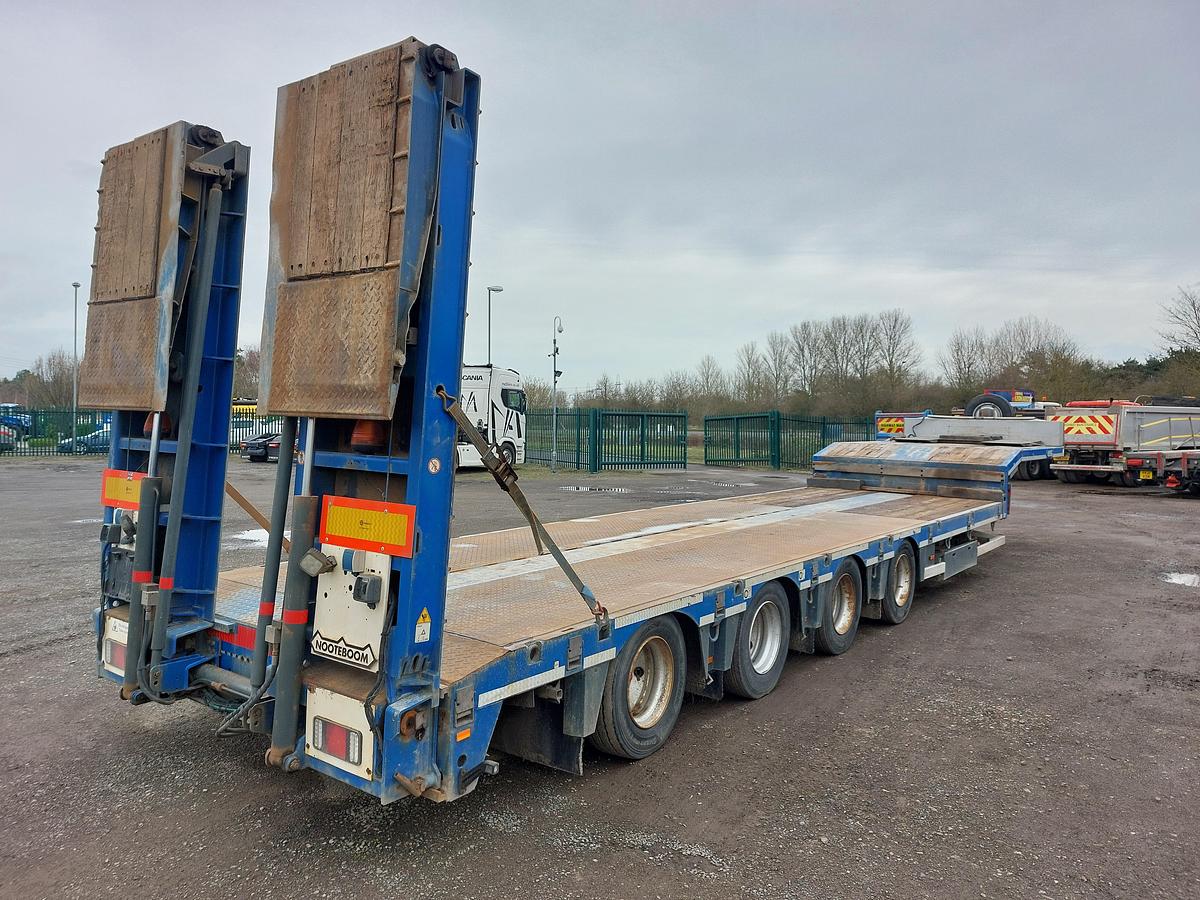 Used 2020 Nooteboom OSDS-58-04 4 Axle Stepframe Low Loader Trailer