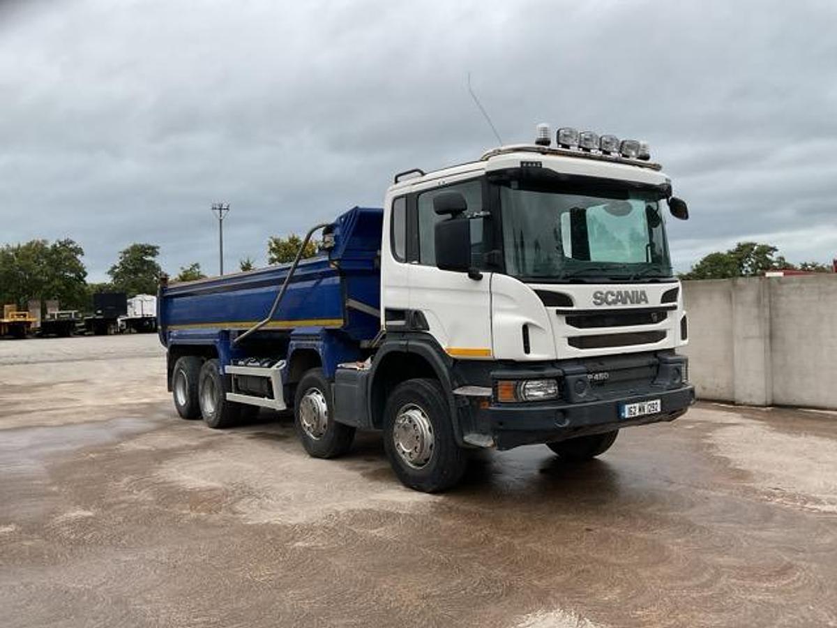Used 2016 Scania P450 8x4 Steel Tipper
