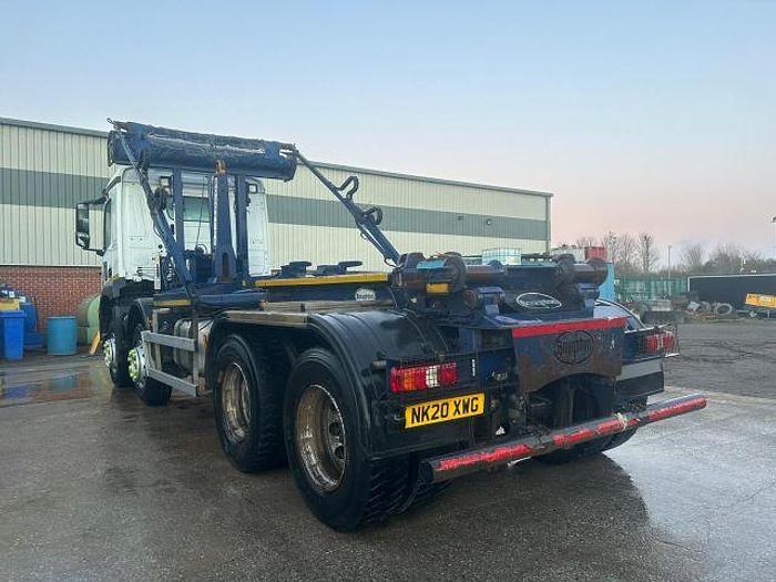 Used 2020 (20) Mercedes Arocs 3240 8x4 Hookloader