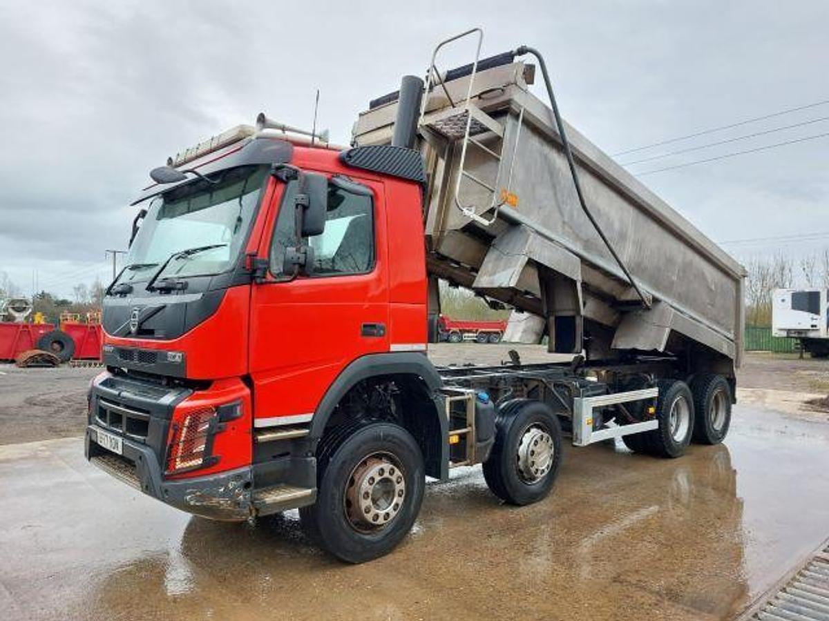 Used 2017 (17) Volvo FMX420 8x4 Alloy Tipper