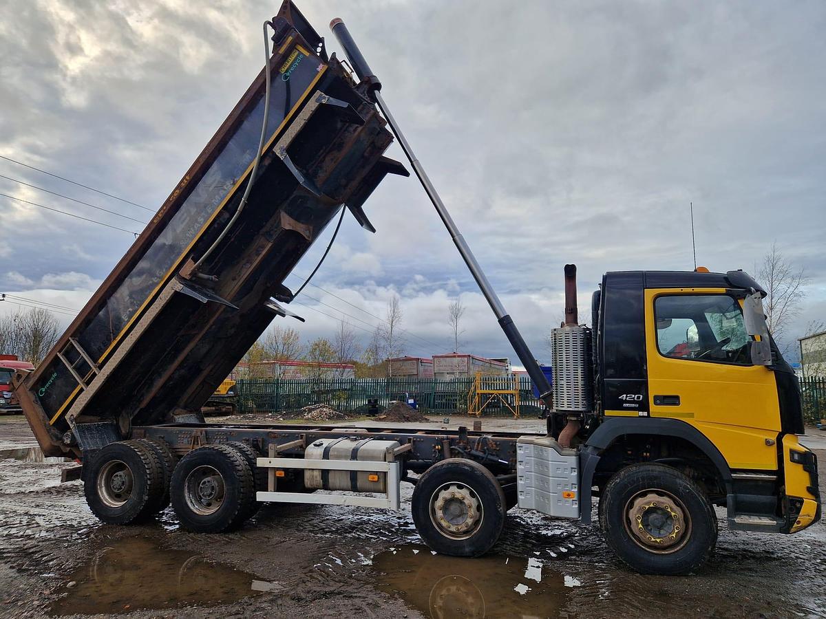 Used 2016 Volvo FMX420 8x4 Steel Tipper