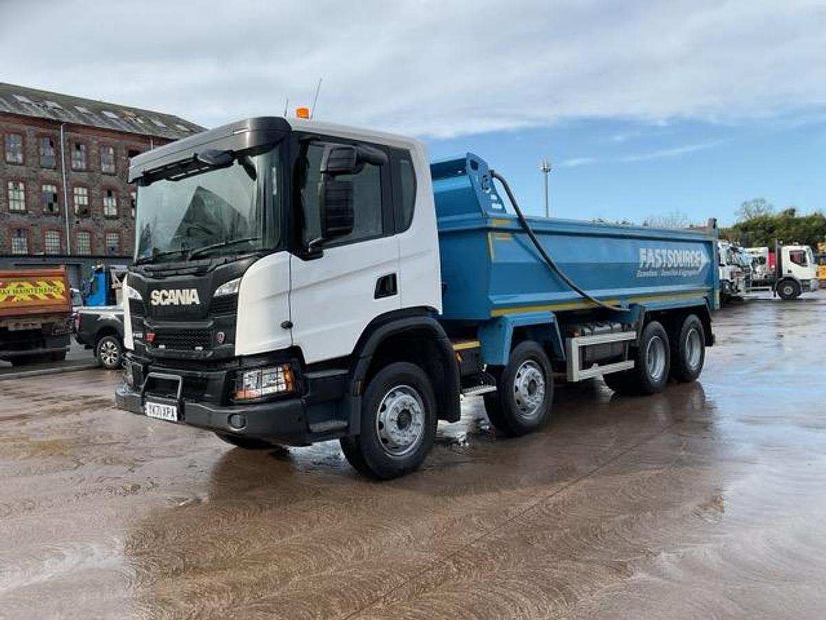 Used 2021 Scania P410 XT 8x4 Steel Tipper