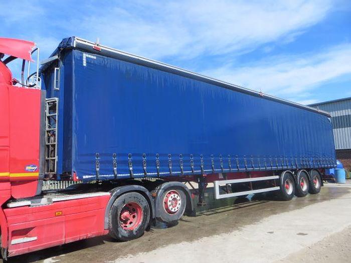 Used 2017 SDC Tri Axle Curtainsider Chipliner Trailer