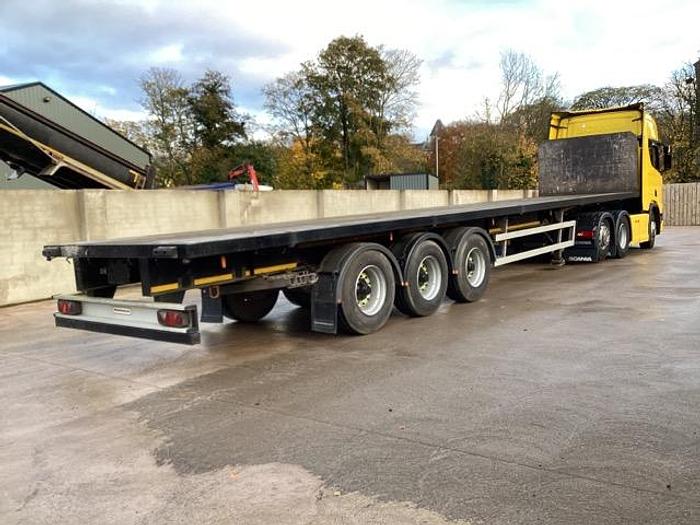 Used 2015 Montracon 45ft Flat Trailer