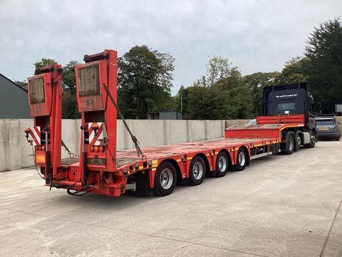 Used 2015 Kassbohrer 4 Axle Rear Steer Low Loader