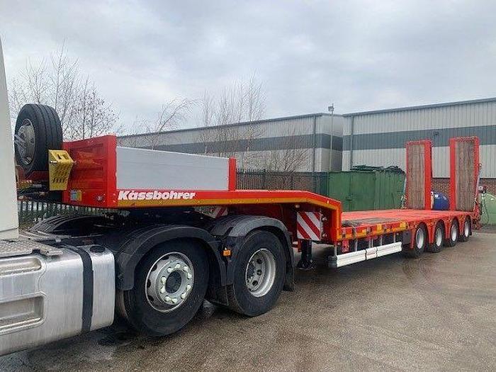 Used 2021 Kassbohrer 4 Axle Extendable Stepframe Low Loader