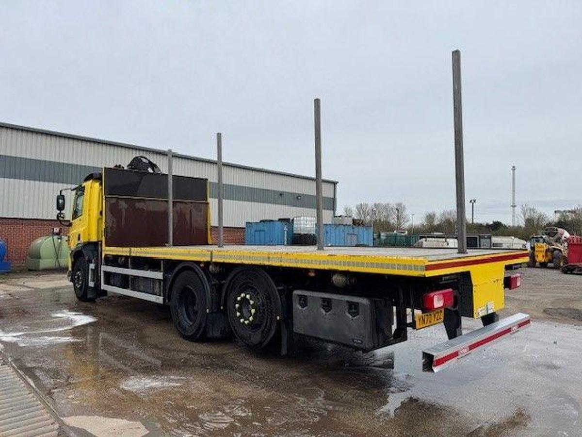 Used 2020 (70) DAF CF340 6x2 Rearlift 26T Flatbed