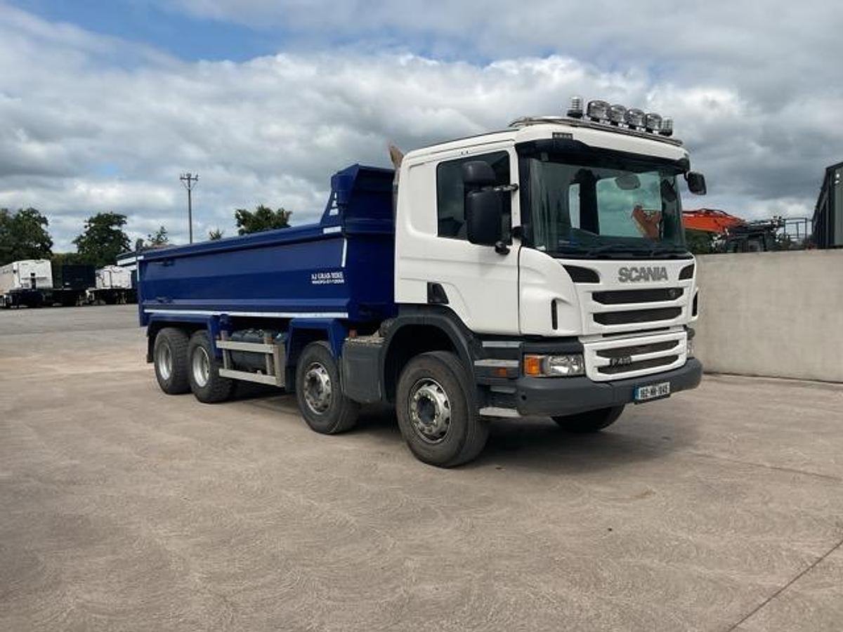Used 2016 Scania P410 8x4 Steel Tipper. Choice