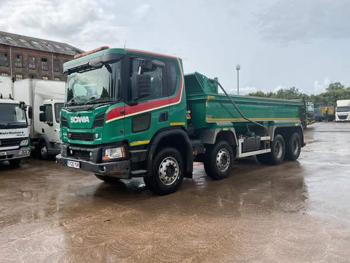 Used 2020 Scania P410 XT 8x4 Steel Tipper