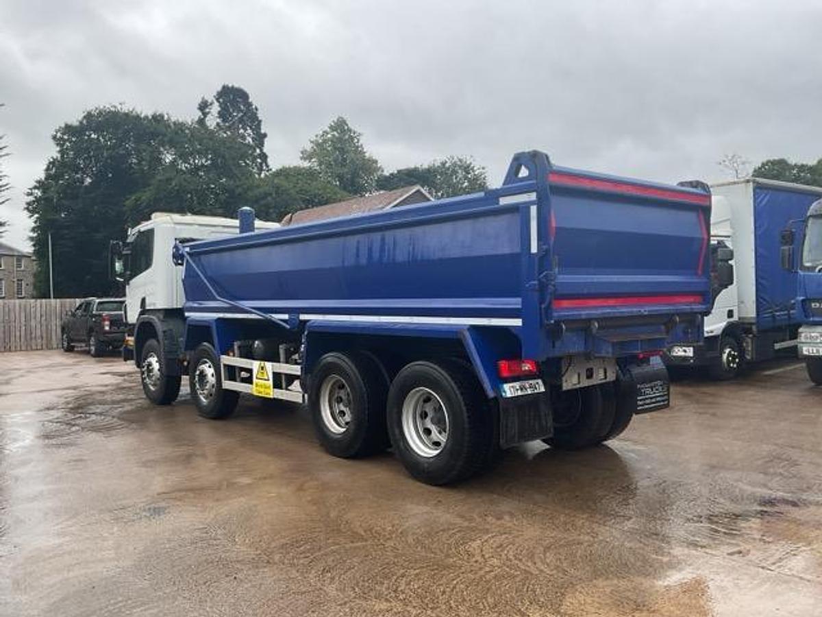 Used 2017 Scania P410 8x4 Steel Tipper