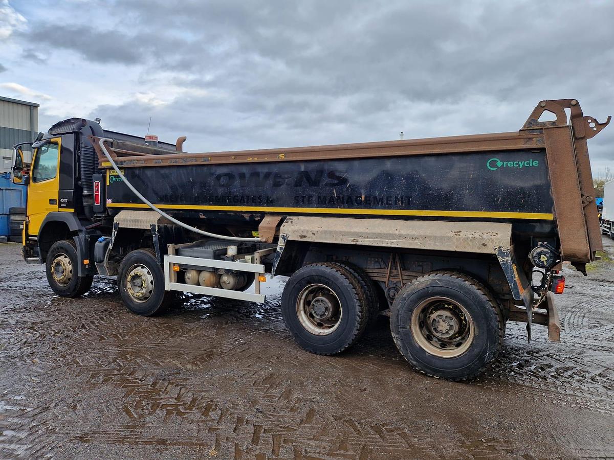 Used 2016 Volvo FMX420 8x4 Steel Tipper