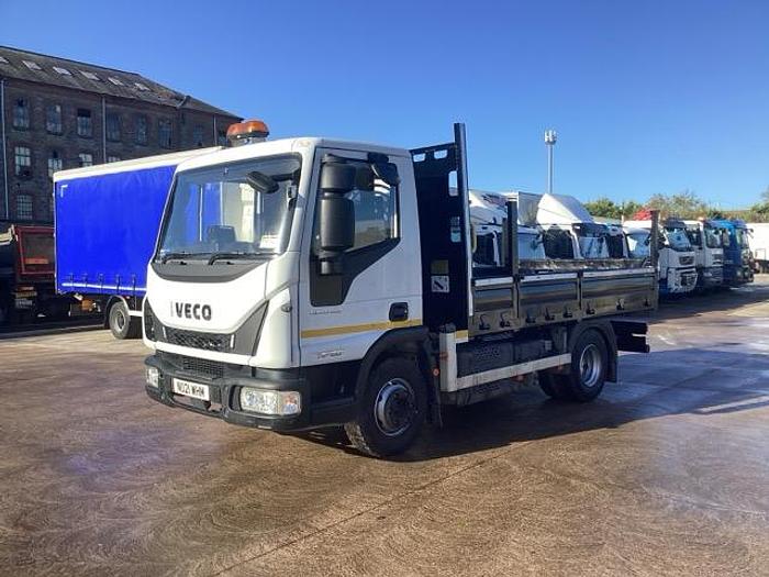 Used 2021 Iveco Eurocargo 75E16 4x2 7.5T Dropside Tipper
