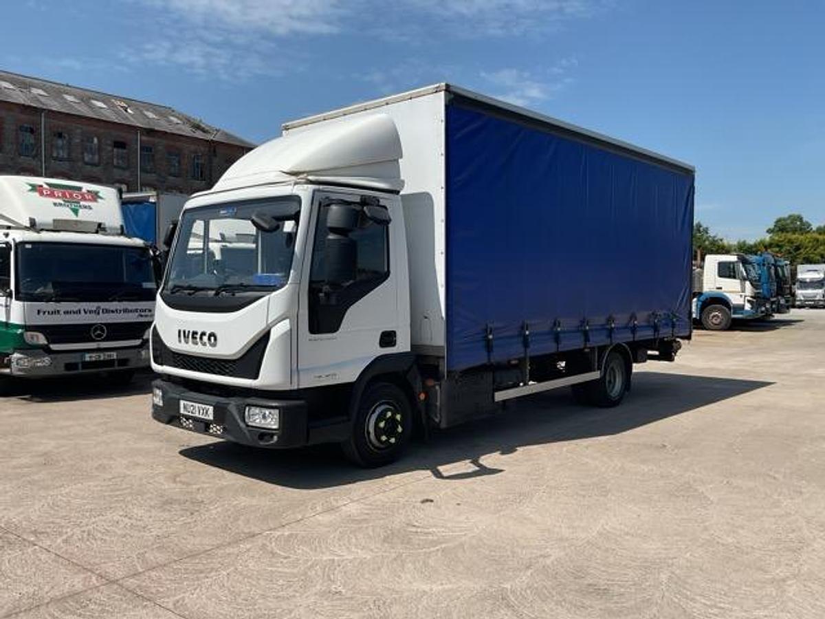Used 2021 Iveco Eurocargo 75E16 4x2 Curtainsider