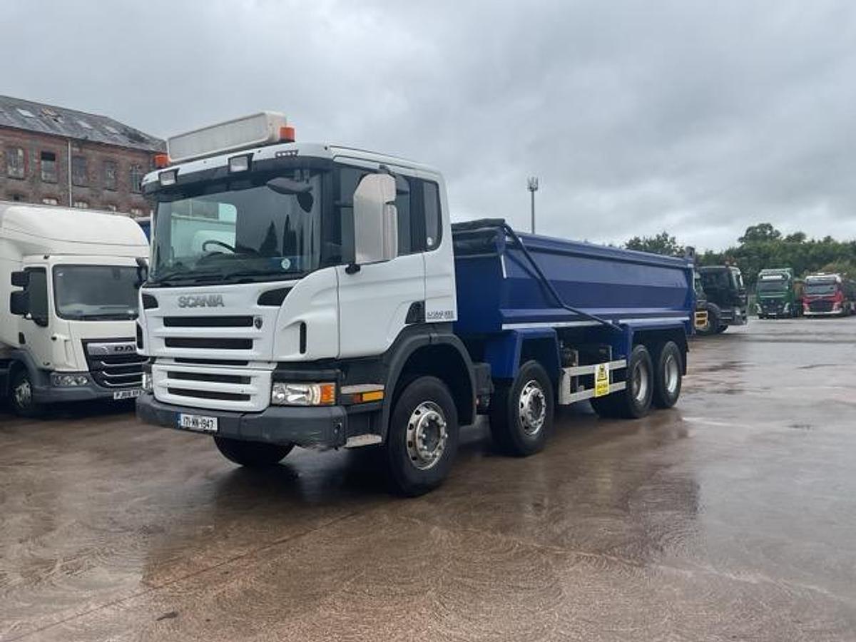 Used 2017 Scania P410 8x4 Steel Tipper