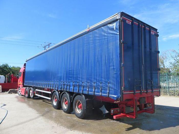 Used 2017 SDC Tri Axle Curtainsider Chipliner Trailer