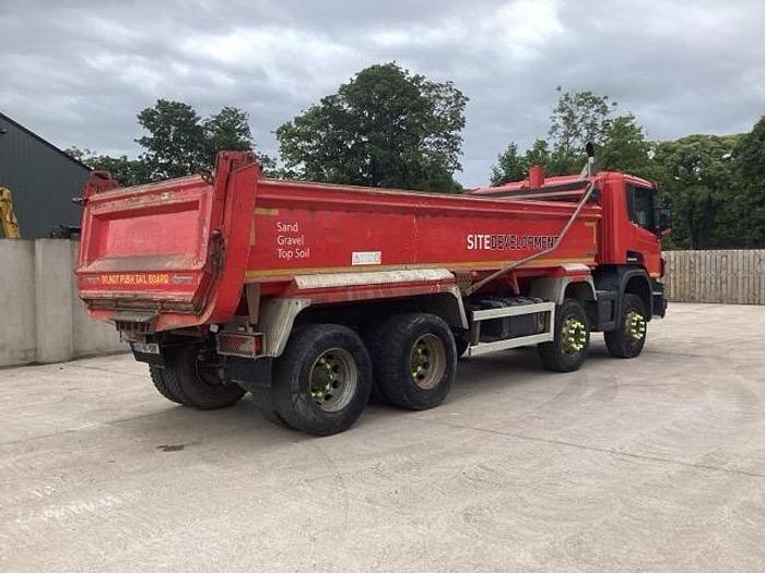 Used 2013 Scania P400 8x4 Steel Tipper