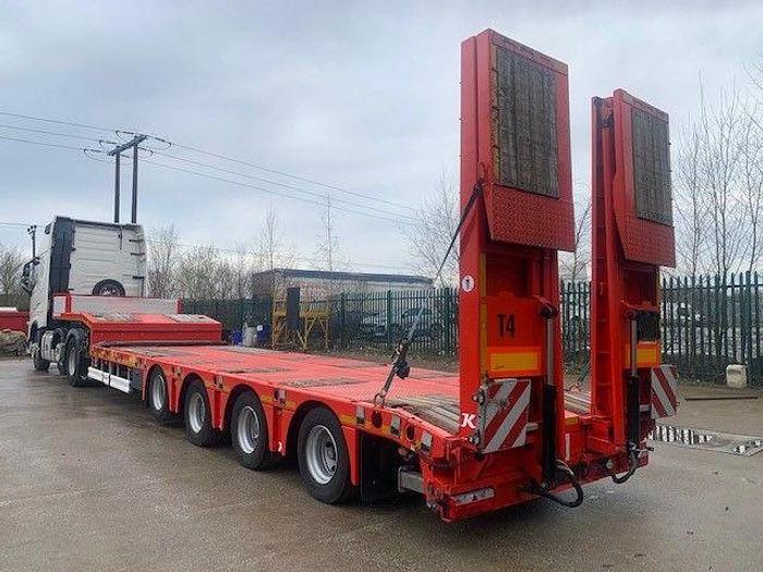 Used 2021 Kassbohrer 4 Axle Extendable Stepframe Low Loader