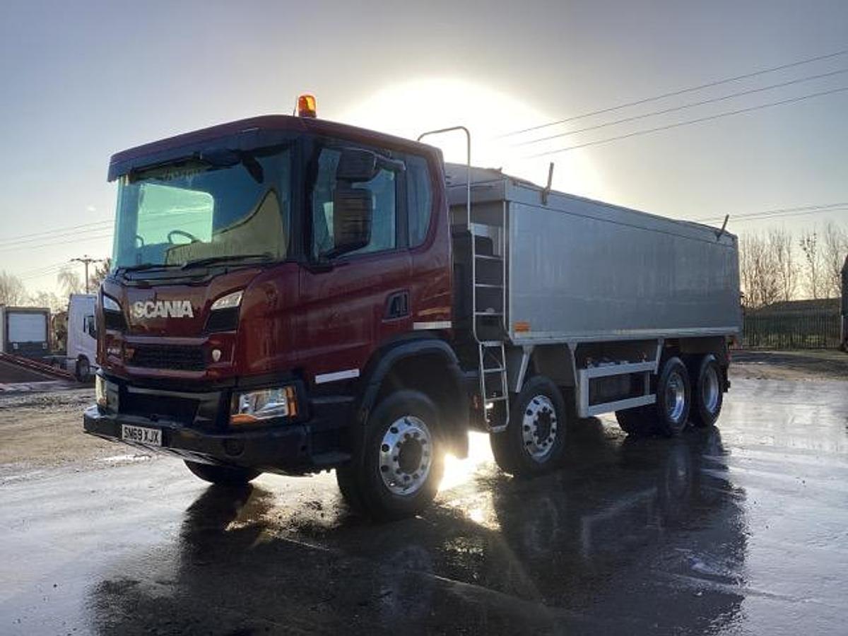 Used 2019 (69) Scania P410 XT 8x4 Alloy Tipper